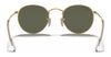 Ray-Ban ROUND METAL RB3447 Sunglasses / Matte Havana On Matte Silver №9277B1 / Dark Grey (3N 15.30%) / Size 50