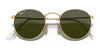 Ray-Ban ROUND METAL RB3447 Sunglasses / Matte Havana On Matte Silver №9277B1 / Dark Grey (3N 15.30%) / Size 50