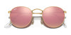 Ray-Ban ROUND METAL RB3447 Sunglasses / Matte Havana On Matte Silver №9277B1 / Dark Grey (3N 15.30%) / Size 50