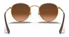 Ray-Ban ROUND METAL RB3447 Sunglasses / Matte Havana On Matte Silver №9277B1 / Dark Grey (3N 15.30%) / Size 50