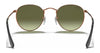 Ray-Ban ROUND METAL RB3447 Sunglasses / Matte Havana On Matte Silver №9277B1 / Dark Grey (3N 15.30%) / Size 50