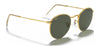 Ray-Ban ROUND METAL RB3447 Sunglasses / Matte Havana On Matte Silver №9277B1 / Dark Grey (3N 15.30%) / Size 50