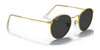 Ray-Ban ROUND METAL RB3447 Sunglasses / Matte Havana On Matte Silver №9277B1 / Dark Grey (3N 15.30%) / Size 50