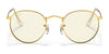 Ray-Ban ROUND METAL RB3447 Sunglasses / Matte Havana On Matte Silver №9277B1 / Dark Grey (3N 15.30%) / Size 50
