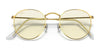 Ray-Ban ROUND METAL RB3447 Sunglasses / Matte Havana On Matte Silver №9277B1 / Dark Grey (3N 15.30%) / Size 50