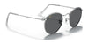 Ray-Ban ROUND METAL RB3447 Sunglasses / Matte Havana On Matte Silver №9277B1 / Dark Grey (3N 15.30%) / Size 50