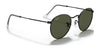 Ray-Ban ROUND METAL RB3447 Sunglasses / Matte Havana On Matte Silver №9277B1 / Dark Grey (3N 15.30%) / Size 50