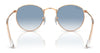 Ray-Ban ROUND METAL RB3447 Sunglasses / Matte Havana On Matte Silver №9277B1 / Dark Grey (3N 15.30%) / Size 50
