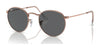Ray-Ban ROUND METAL RB3447 Sunglasses / Rose Gold №9202B1 / Dark Grey (3N 12%) / Size 47
