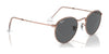 Ray-Ban ROUND METAL RB3447 Sunglasses / Matte Havana On Matte Silver №9277B1 / Dark Grey (3N 15.30%) / Size 50