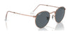 Ray-Ban ROUND METAL RB3447 Sunglasses / Matte Havana On Matte Silver №9277B1 / Dark Grey (3N 15.30%) / Size 50