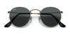 Ray-Ban ROUND METAL RB3447 Sunglasses / Matte Havana On Matte Silver №9277B1 / Dark Grey (3N 15.30%) / Size 50