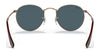 Ray-Ban ROUND METAL RB3447 Sunglasses / Matte Havana On Matte Silver №9277B1 / Dark Grey (3N 15.30%) / Size 50