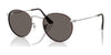 Ray-Ban ROUND METAL RB3447 Sunglasses / Matte Havana On Matte Silver №9277B1 / Dark Grey (3N 15.30%) / Size 50