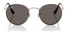 Ray-Ban ROUND METAL RB3447 Sunglasses / Matte Havana On Matte Silver №9277B1 / Dark Grey (3N 15.30%) / Size 50