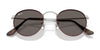 Ray-Ban ROUND METAL RB3447 Sunglasses / Matte Havana On Matte Silver №9277B1 / Dark Grey (3N 15.30%) / Size 50