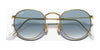 Ray-Ban ROUND METAL RB3447N Sunglasses / Arista Gold №1 / G-15 Green (3N 13.2%) / Size 50