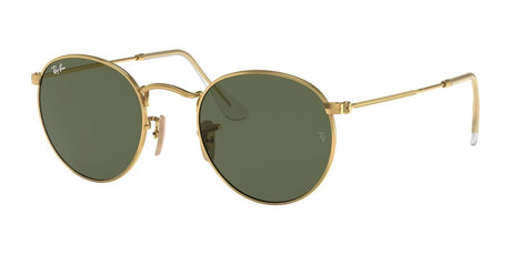 Ray-Ban ROUND METAL RB3447N Sunglasses Arista Gold / G-15 Green