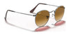 Ray-Ban ROUND METAL RB3447N Sunglasses / Arista Gold №1 / G-15 Green (3N 13.2%) / Size 50