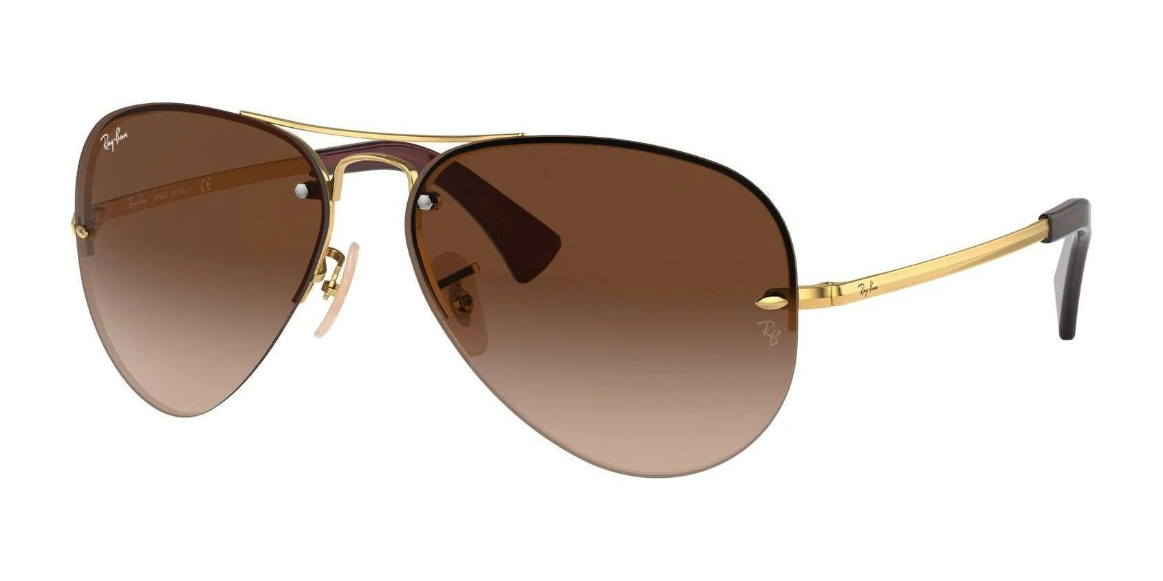 Ray-Ban RB3449 Sunglasses Arista Gold / Brown Gradient