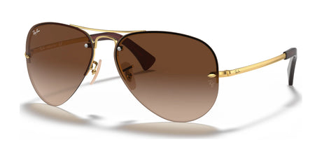 Ray-Ban RB3449 Sunglasses Arista Gold / Brown Gradient