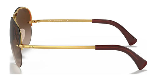 Ray-Ban RB3449 Sunglasses / Size 59 / Arista Gold №001/13 / Brown Gradient (3N 16%)