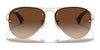 Ray-Ban RB3449 Sunglasses | Size 59 / Arista Gold №001/13 / Brown Gradient (3N 16%)