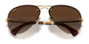 Ray-Ban RB3449 Sunglasses | Size 59 / Arista Gold №001/13 / Brown Gradient (3N 16%)