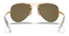 Ray-Ban RB3449 Sunglasses | Size 59 / Arista Gold №001/13 / Brown Gradient (3N 16%)