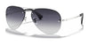 Ray-Ban RB3449 Sunglasses | Size 59 / Silver №003/8G / Grey Gradient (3N 13%)