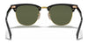 Ray-Ban CLUBMASTER ALUMINUM RB3507 Sunglasses | Size 51 / Blue On Silver №924871 / Grey (3N 14.02%)