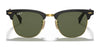 Ray-Ban CLUBMASTER ALUMINUM RB3507 Sunglasses | Size 51 / Blue On Silver №924871 / Grey (3N 14.02%)