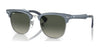 Ray-Ban CLUBMASTER ALUMINUM RB3507 Sunglasses | Size 51 / Blue On Silver №924871 / Grey (3N 14.02%)