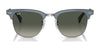 Ray-Ban CLUBMASTER ALUMINUM RB3507 Sunglasses | Size 51 / Blue On Silver №924871 / Grey (3N 14.02%)