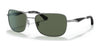 Ray-Ban RB3515 Sunglasses | Size 61 / Gunmetal №004/71 / Green (3N 12.9%)