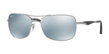 Ray-Ban RB3515 Sunglasses Gunmetal / Silver (Polarized)