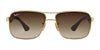 Ray-Ban RB3516 Sunglasses | Size 59 / Gold №001/13 / Brown Gradient (3N 16%)