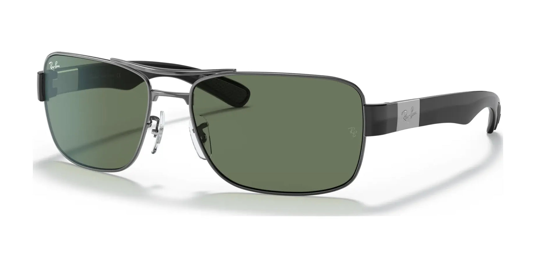 Ray-Ban RB3522 Sunglasses Gunmetal / Green