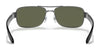 Ray-Ban RB3522 Sunglasses / Gunmetal №004/9A / G-15 Green (Polarized) (3P 16%) / Size 61