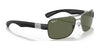 Ray-Ban RB3522 Sunglasses / Gunmetal №004/9A / G-15 Green (Polarized) (3P 16%) / Size 61