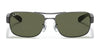 Ray-Ban RB3522 Sunglasses / Gunmetal №004/9A / G-15 Green (Polarized) (3P 16%) / Size 61