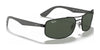 Ray-Ban RB3527 Sunglasses | Size 61 / Black №006/71 / Green (3N 12.9%)