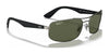 Ray-Ban RB3527 Sunglasses | Size 61 / Black №006/71 / Green (3N 12.9%)