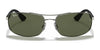 Ray-Ban RB3527 Sunglasses | Size 61 / Black №006/71 / Green (3N 12.9%)