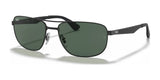 Ray-Ban RB3528 Sunglasses Black / Green