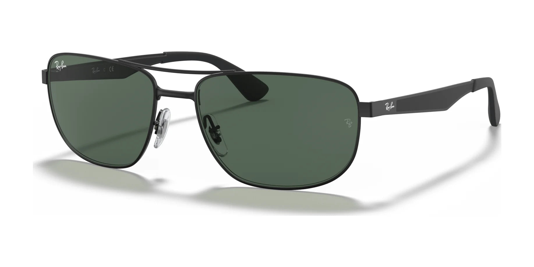 Ray-Ban RB3528 Sunglasses Black / Green