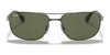 Ray-Ban RB3528 Sunglasses | Size 61 / Black №006/71 / Green (3N 12.9%)