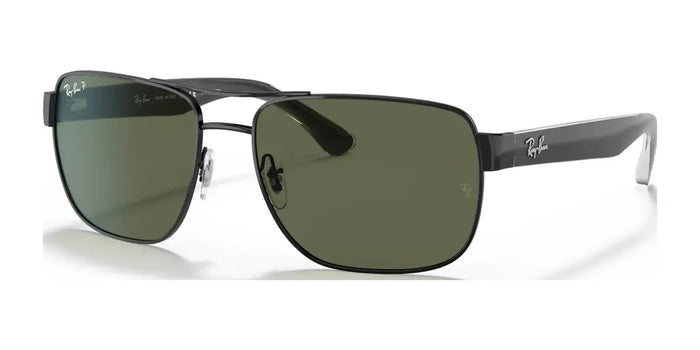 Ray-Ban RB3530 Sunglasses | Size 58 / Black №002/9A / G-15 Green (Polarized) (3P 14.7%)