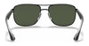 Ray-Ban RB3533 Sunglasses | Size 57 / Black №002/71 / Green (3N 12.9%)