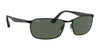 Ray-Ban RB3534 Sunglasses | Size 59 / Black №002 / Green (3N 12.9%)
